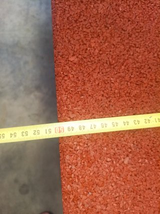 Losas de goma para gimnasio