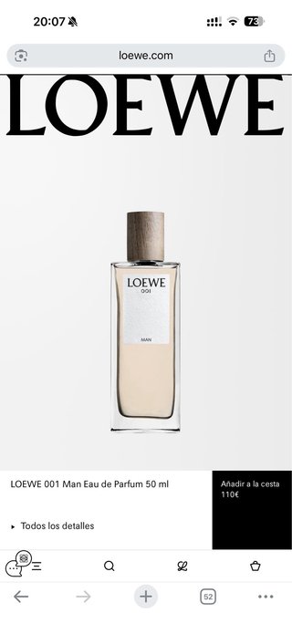 Perfume Loewe 001 Man Eau de Parfum