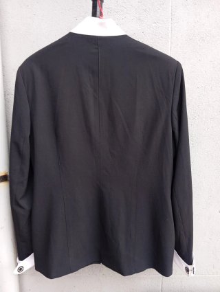 Americana Saks Woman Negra y Blanca Talla 46