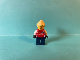 Lego Minifigura Piloto Carreras