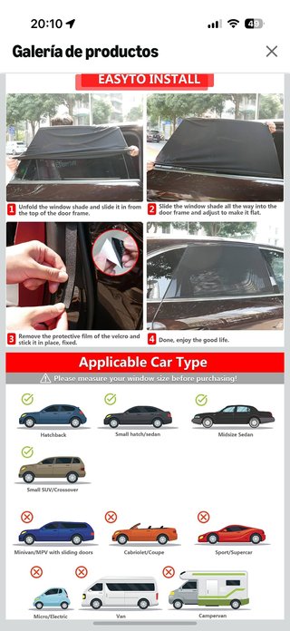 Parasoles para coche (2 unidades)