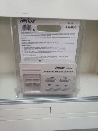 Fonestar KW-850 Intercomunicador Inalámbrico