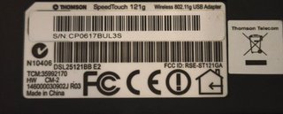 Adaptador WiFi USB Thomson SpeedTouch 121g 802.11g