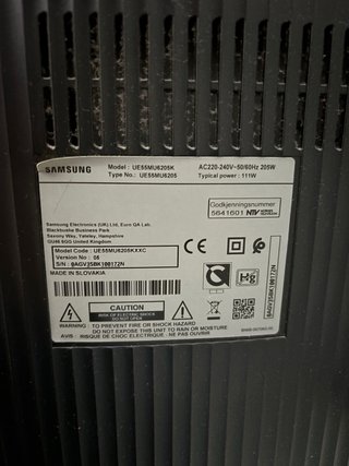 TV Samsung Negra Usada
