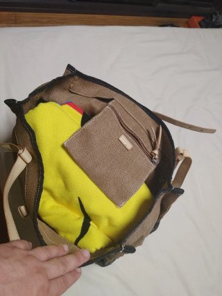 Bolso de playa/piscina de yute y tela Mango