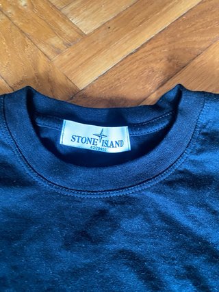 Camiseta Stone Island Negra Talla XS