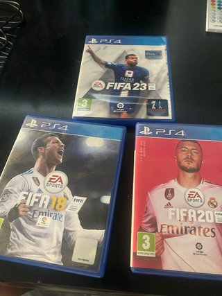 FIFA 18, 20 y 23 PS4