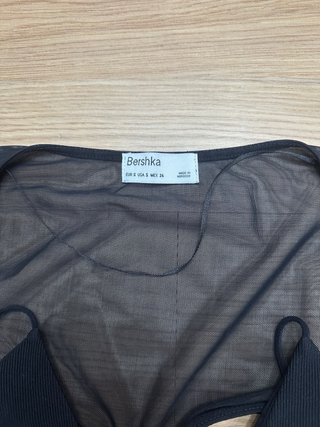 Vestido Bershka negro talla S