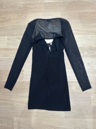 Vestido Bershka negro talla S