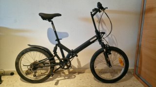 Bicicleta plegable doble suspensión 20"
