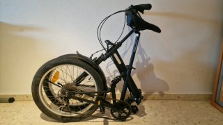 Bicicleta plegable doble suspensión 20"