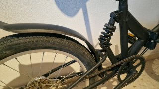Bicicleta plegable doble suspensión 20"