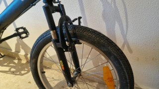 Bicicleta plegable doble suspensión 20"
