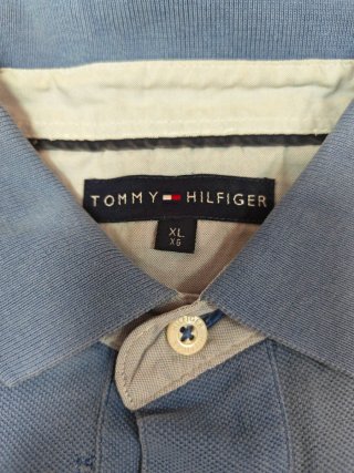 Polo Tommy Hilfiger Azul Talla L