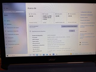 Laptop Acer i3 7ma Gen Azul