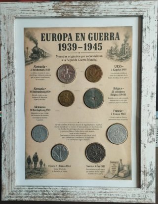 Colección Monedas Europa en Guerra 1939-1945