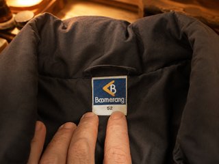 Chaqueta Boomerang Hombre Talla 52 Gris Oscuro