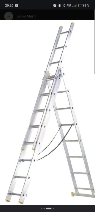 Escalera de 3 tramos en alquiler