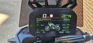 BMW F900 GS Aventura Azul/Blanco