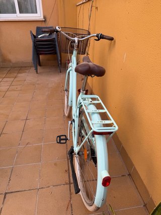 Bicicleta Urbana B'Twin Decathlon Celeste