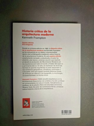 Historia crítica de la arquitectura moderna 5ª ed