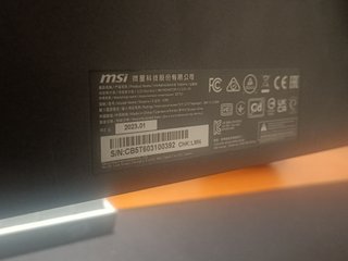 Monitor MSI G2712 27 170Hz - PANTALLA ROTA(Piezas)