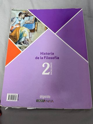 Historia de la filosofía, 2 Bachillerato