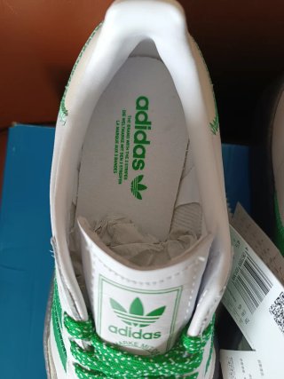 Adidas Samba W Verde y Blanco