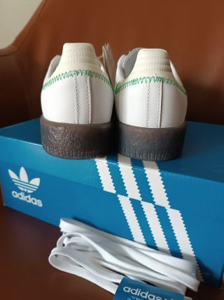 Adidas Samba W Verde y Blanco