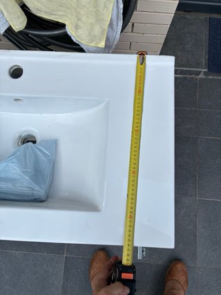 Pica lavabo Porcelana 810 x 465 de ancho