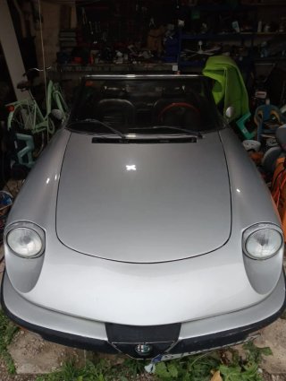 Alfa Romeo Spider Descapotable Plata