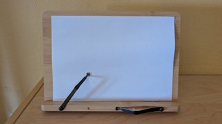 Atril de lectura de bambú