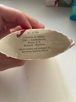 Perfume Giovanna de Milano 50ml Vintage