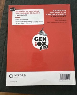 matematicas aplicadas a las ciencias sociales II