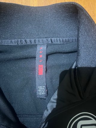 Casaco Fubu Vintage Preto e Cinza