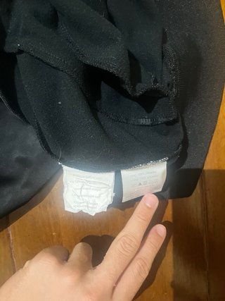 Casaco Fubu Vintage Preto e Cinza