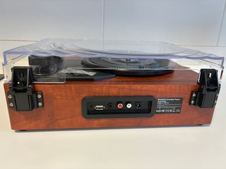 Giradischi Bluetooth Vintage Marrone