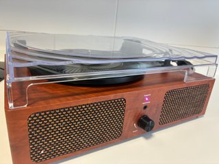 Giradischi Bluetooth Vintage Marrone