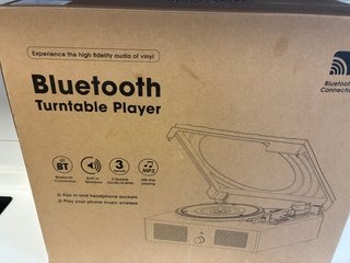 Giradischi Bluetooth Vintage Marrone