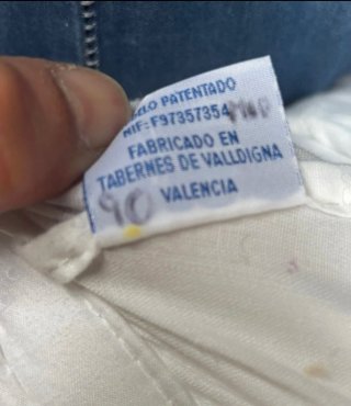 Cancán Fallera La Llar del Fil Blanco Talla Única