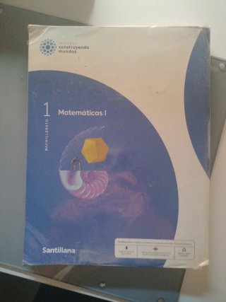 Matemáticas I 1 Bachillerato, y cuaderno