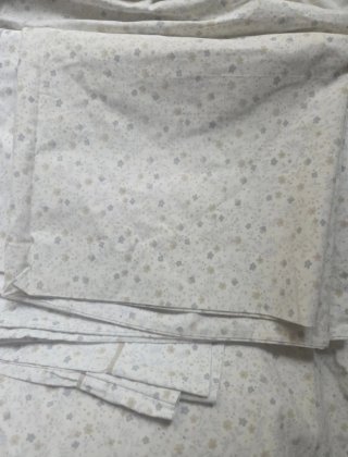 Funda nordica flores con bajera y cremallera, c 90