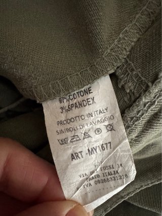 Pantalón corto.