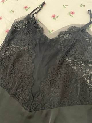 Camisones lenceros negros