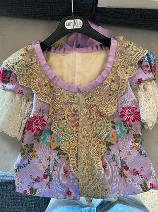 Traje Fallera niña morado 11 años