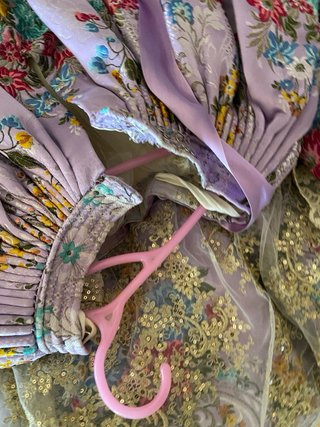Traje Fallera niña morado 11 años