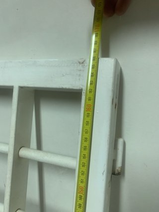 Puerta reja maciza pintada al horno