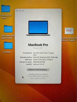 MacBook Pro 15,6” 2017 Touch Bar