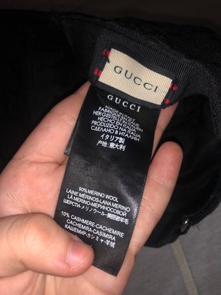 Gorra Gucci Negra GG