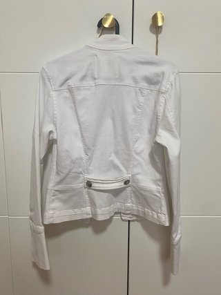 Chaqueta Stradivarius Blanca Talla S